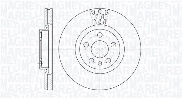 MAGNETI MARELLI Тормозной диск 361302040248